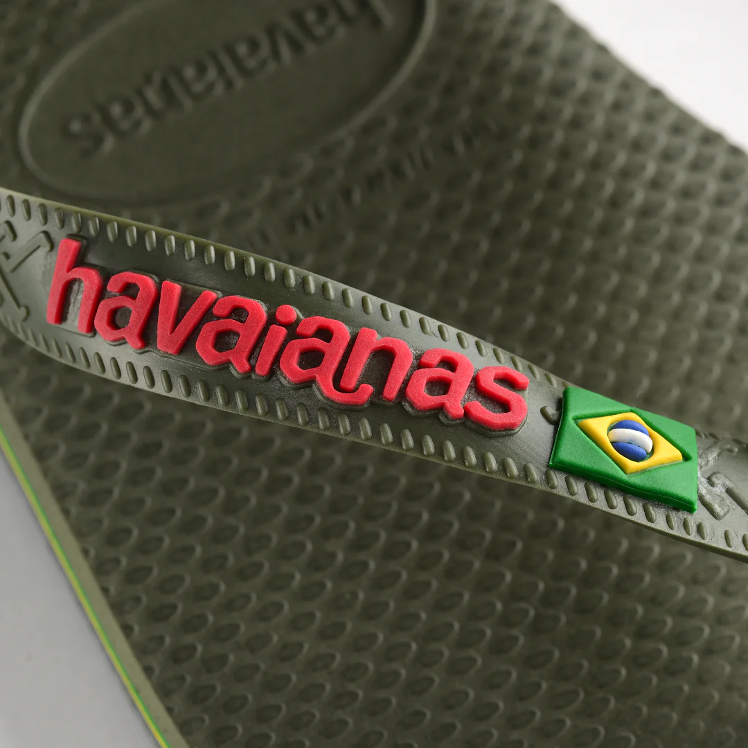Kids' Brazil Logo Flip Flops - Image 5