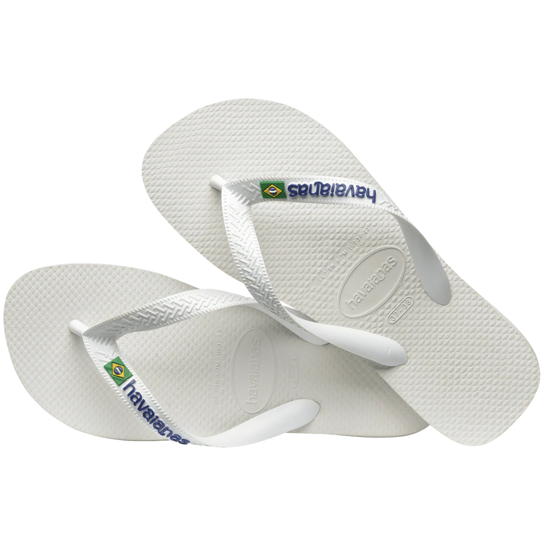 Kids' Brazil Logo Flip Flops - Image 4