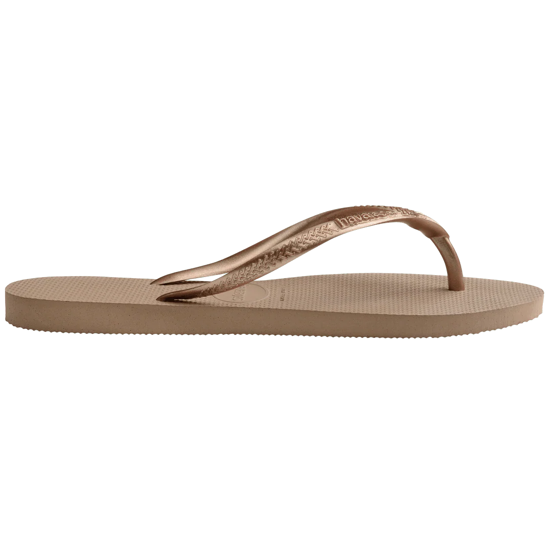 Kids' Slim Crystal Flip Flops - Image 3