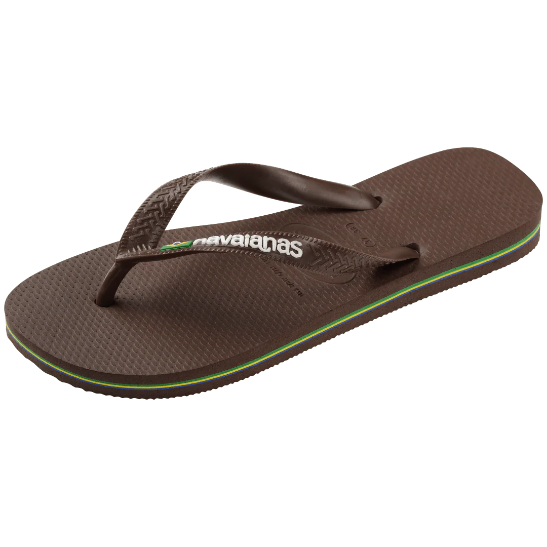 Men's Brazil Logo Flip Flops - Image 6