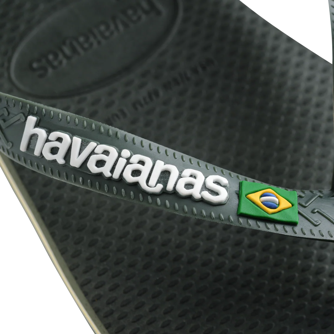 Men's Brazil Logo Flip Flops - Image 7