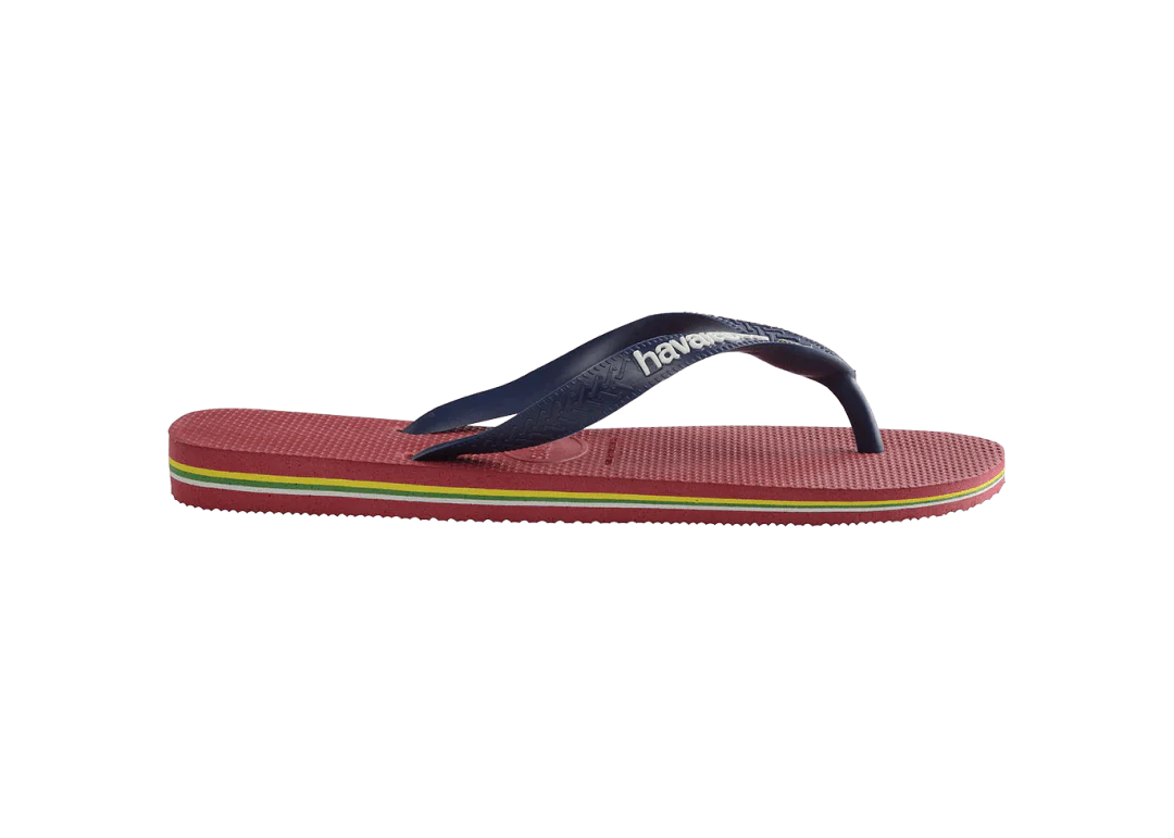Men's Brazil Logo Flip Flops - Image 3