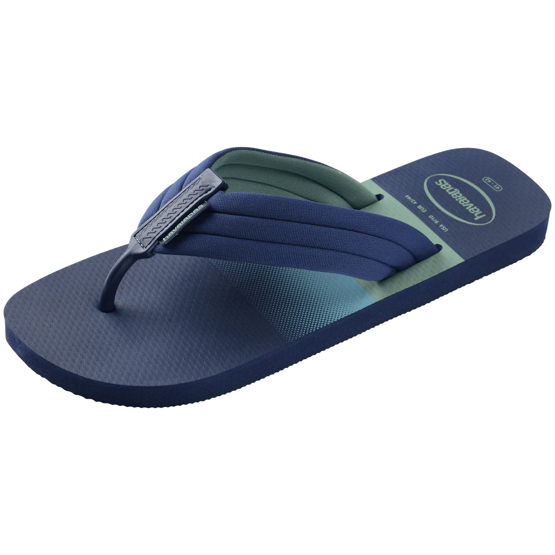 Men's Urban Print Flip Flops - Image 6