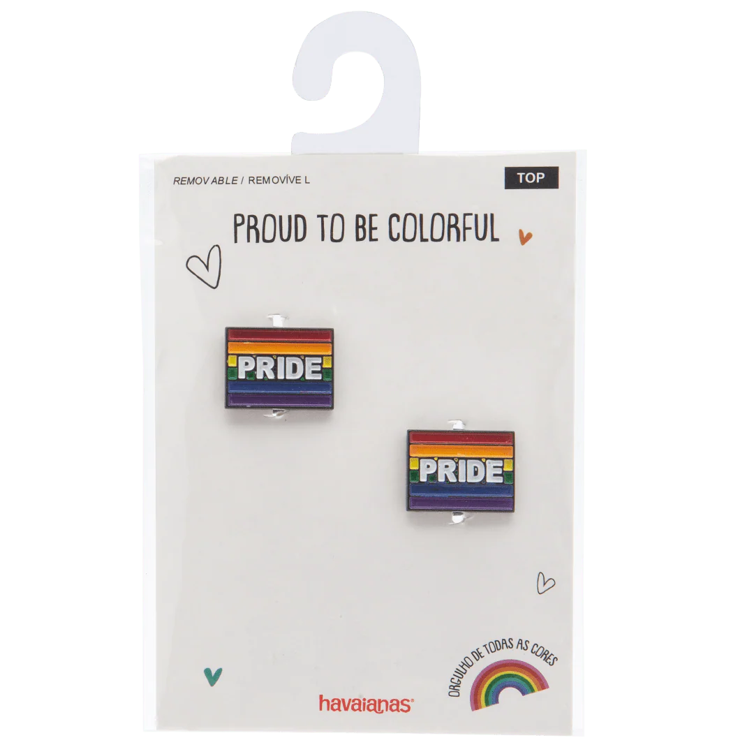 Pride Flag Flip Flop Pin - Image 3
