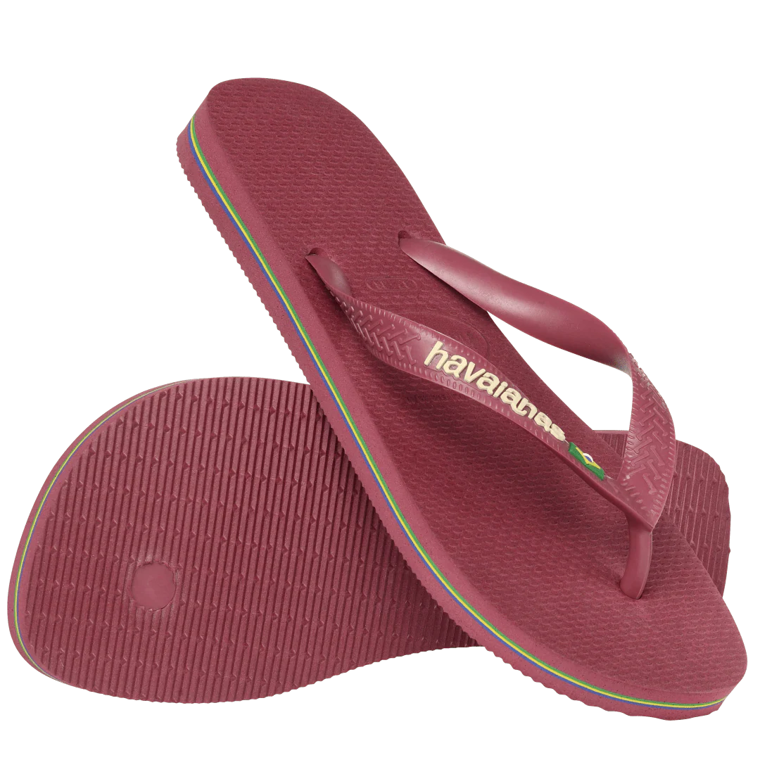 Women's Brazil Logo Flip Flops - Image 4