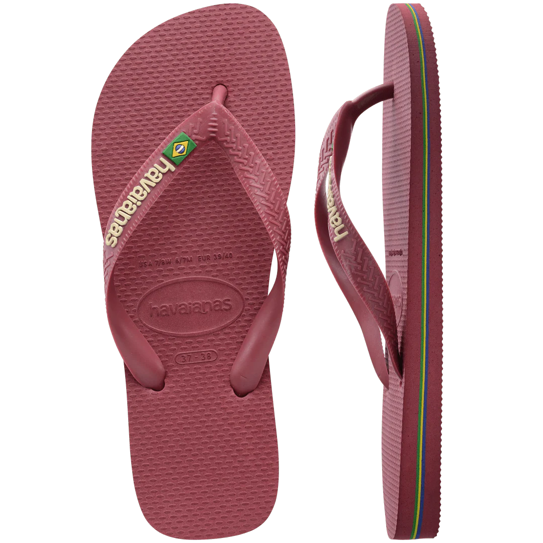 Women's Brazil Logo Flip Flops - Image 5