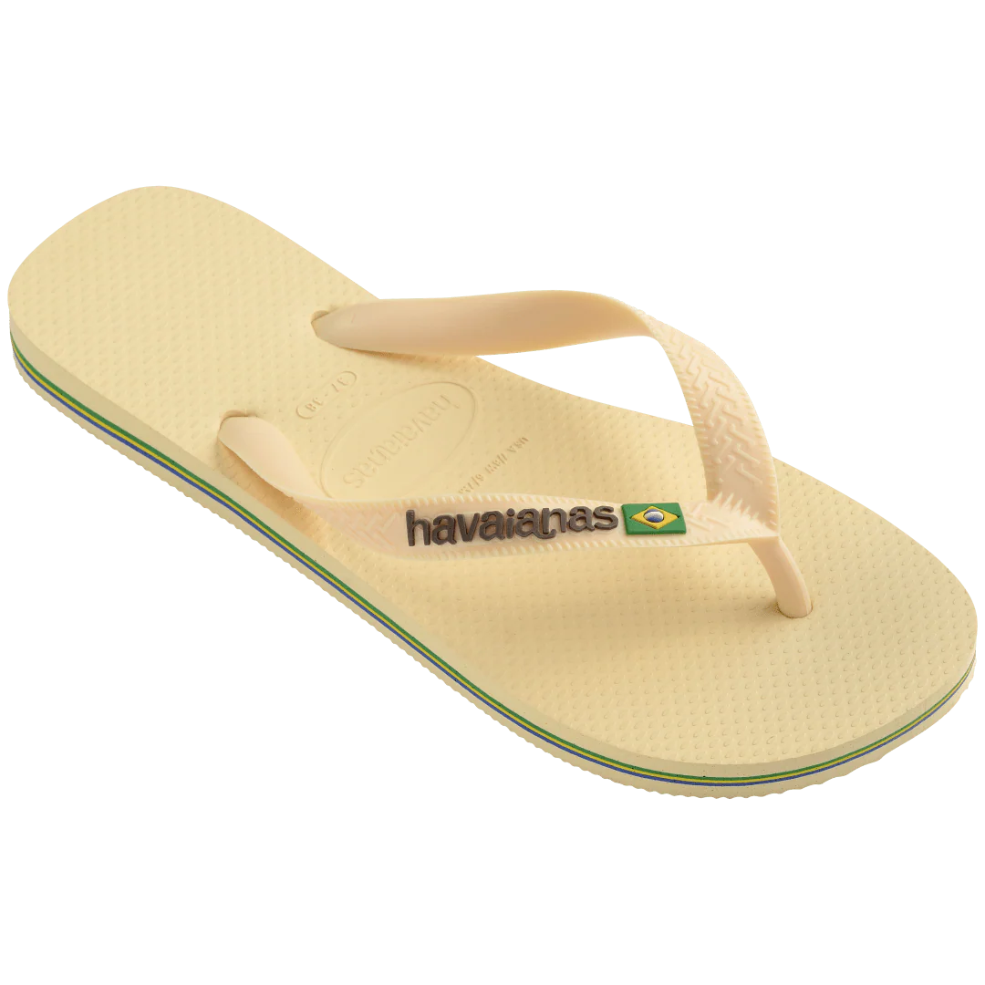Women's Brazil Logo Flip Flops - Image 3