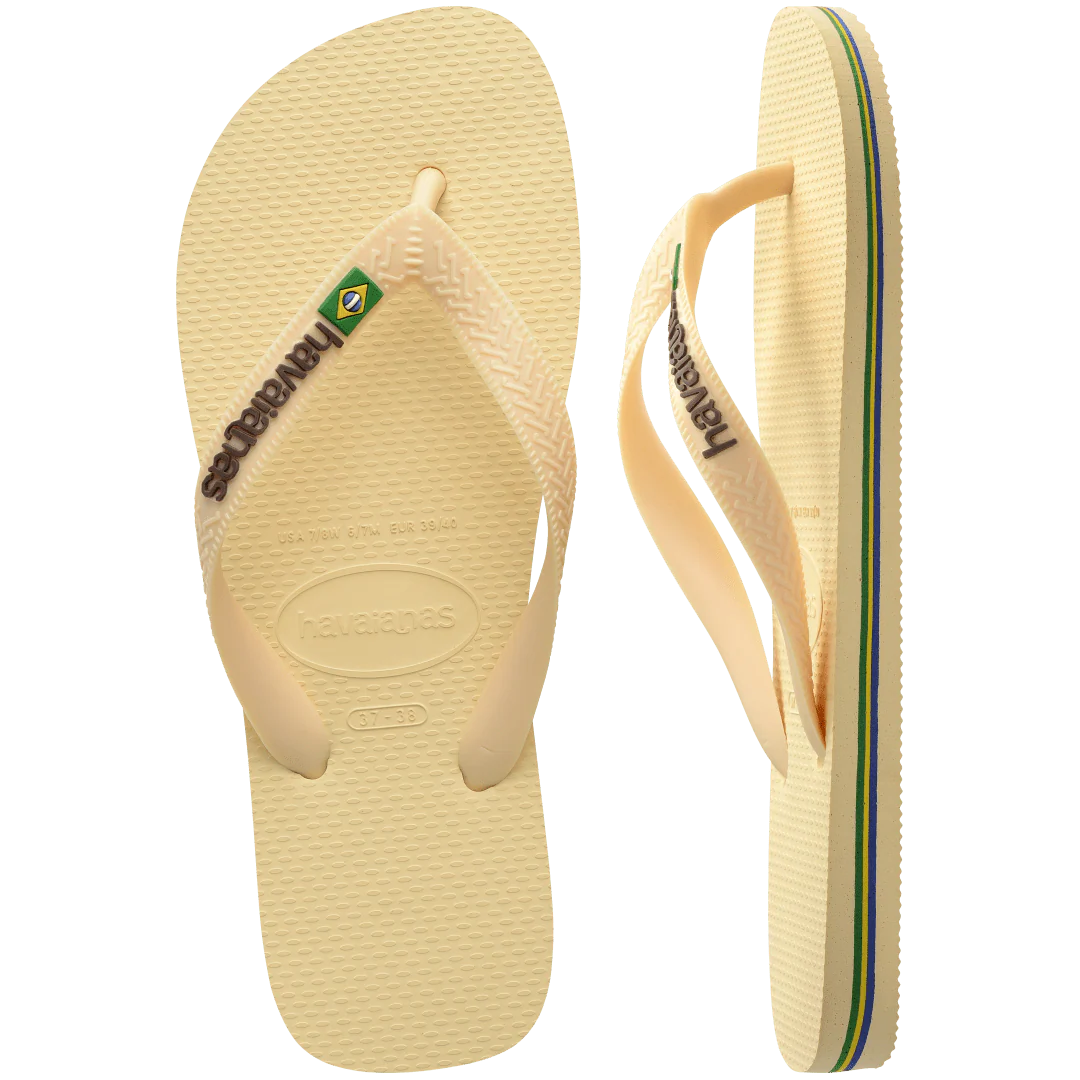 Women's Brazil Logo Flip Flops - Image 4