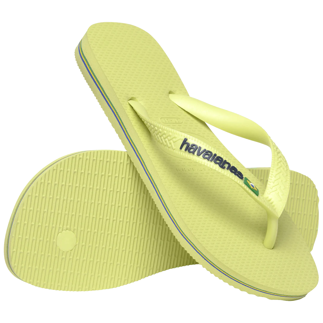 Women's Brazil Logo Flip Flops - Image 3