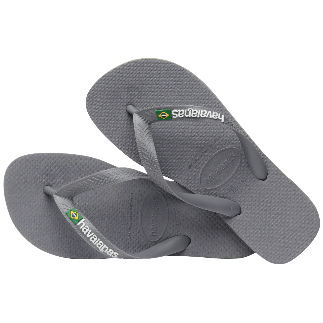 Kids' Brazil Logo Flip Flops - Image 4
