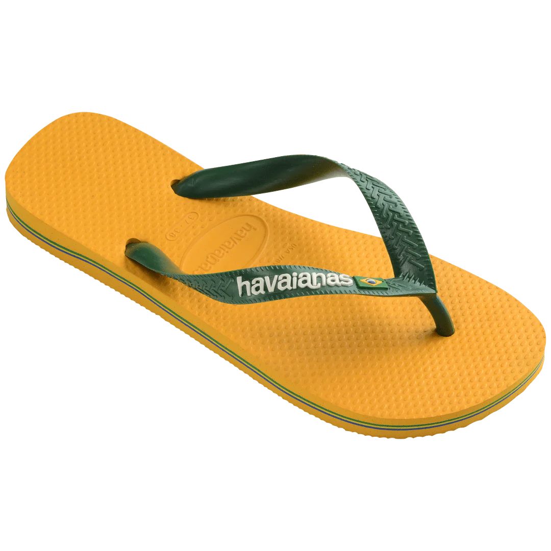 Women's Brazil Logo Flip Flops - Image 3