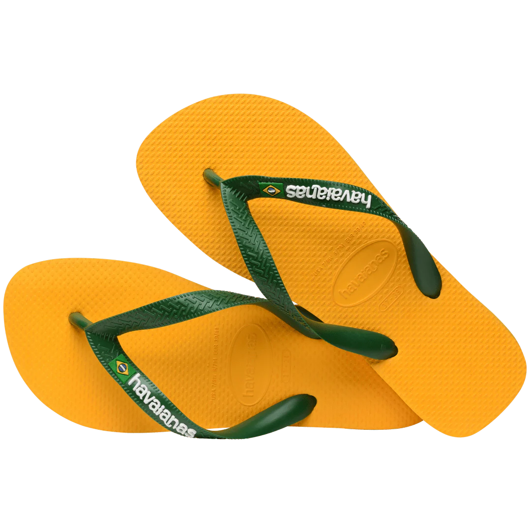 Women's Brazil Logo Flip Flops - Image 5